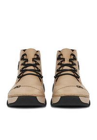 Rieker Trzewiki 45902-60 Beżowy. Kolor: beżowy. Materiał: materiał #4