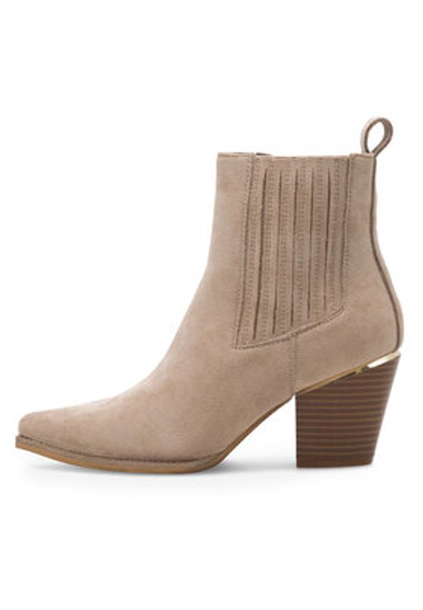 Jenny Fairy Botki TONYA WS22367-01 Beżowy. Kolor: beżowy. Materiał: materiał