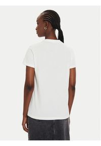Pinko T-Shirt Trapani 100789 A23Z Biały Regular Fit. Kolor: biały. Materiał: bawełna #2