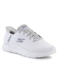 skechers - Buty do chodzenia męskie Skechers Go Walk Flex New World. Zapięcie: sznurówki. Kolor: biały. Materiał: syntetyk, tkanina, materiał. Szerokość cholewki: normalna. Sport: turystyka piesza