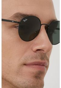 Ray-Ban Okulary przeciwsłoneczne 0RB3681 kolor czarny. Kształt: okrągłe. Kolor: czarny #3