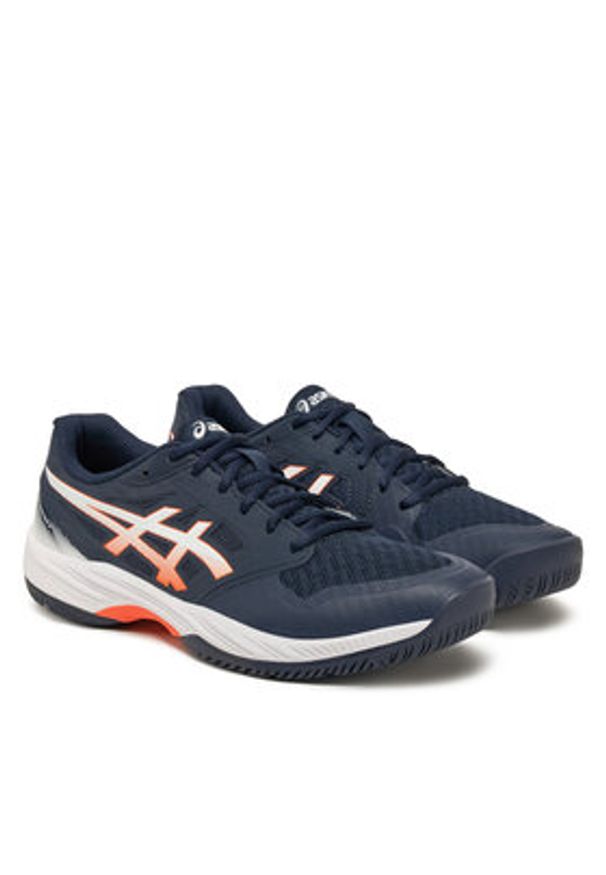 Asics Buty halowe Gel-Court Hunter 3 1071A088 Granatowy. Kolor: niebieski. Materiał: materiał