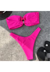 Intica - Strój kąpielowy bez ramiączek z dopasowanymi majtkami Khalani. Materiał: materiał. Długość: długie #11