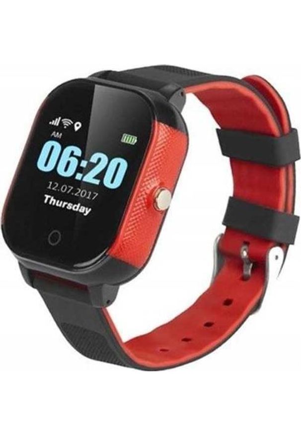 Smartwatch Roneberg RA23 Czarno-czerwony. Rodzaj zegarka: smartwatch. Kolor: wielokolorowy, czarny, czerwony