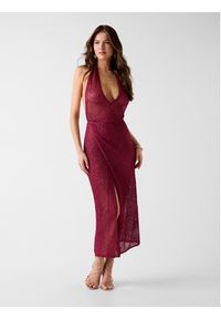 Guess Sukienka codzienna 182109 Bordowy Classic Fit. Okazja: na co dzień. Kolor: czerwony. Typ sukienki: proste. Styl: casual #5