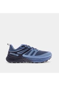 Buty trailowe damskie Inov-8 TrailFly Standard. Kolor: wielokolorowy, czarny, niebieski, szary. Materiał: guma, materiał, tkanina, syntetyk