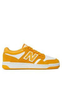 New Balance Sneakersy GSB480WA Żółty. Kolor: żółty. Materiał: skóra #1