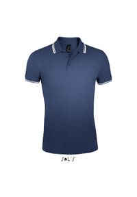 SOL'S - Polo Sol's Pasadena. Typ kołnierza: polo. Kolor: wielokolorowy, niebieski, biały. Styl: elegancki #1