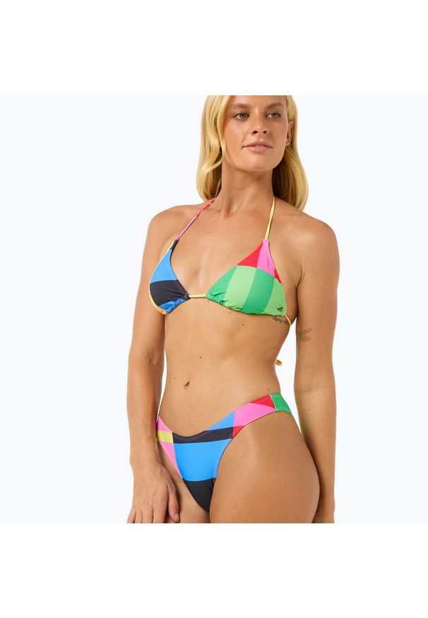 Góra od stroju kąpielowego Rip Curl Las Dalias Sliding Tri. Kolor: wielokolorowy