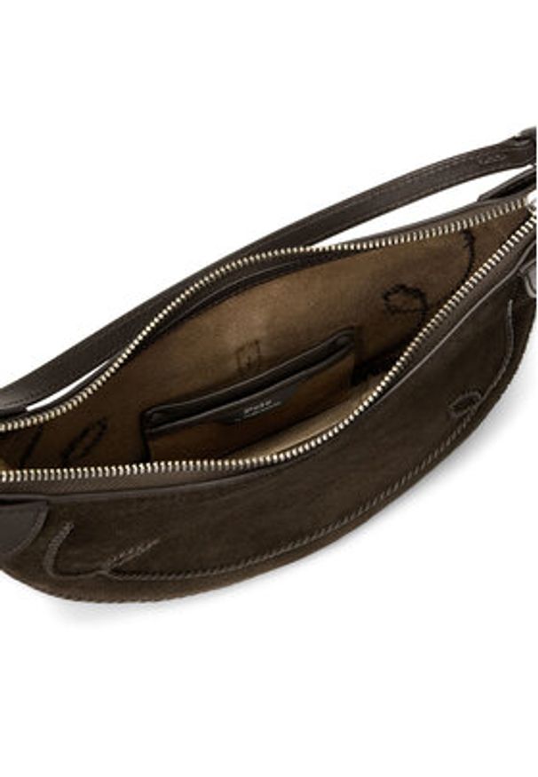 Polo Ralph Lauren Torebka 428978027002 Brązowy. Kolor: brązowy. Materiał: skórzane, zamszowe