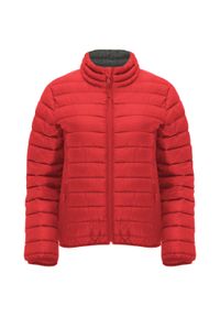 ROLY - Womens/Ladies Finland Slim Padded Jacket. Kolor: czerwony. Materiał: puch. Sport: turystyka piesza #1