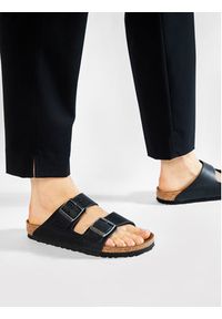 Birkenstock Klapki Arizona Bs 0552113 Czarny. Kolor: czarny. Materiał: skóra