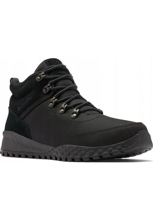 columbia - Buty do chodzenia męskie Columbia Fairbanks Mid Waterproof. Zapięcie: sznurówki. Kolor: czarny. Materiał: materiał, syntetyk. Szerokość cholewki: normalna. Sport: turystyka piesza