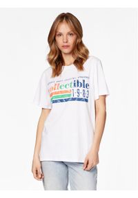 Gina Tricot T-Shirt Ellie 84280 Biały Relaxed Fit. Kolor: biały. Materiał: bawełna #1