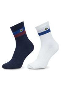 Lacoste Skarpety długie RA4241 Kolorowy. Materiał: materiał, bawełna. Wzór: kolorowy