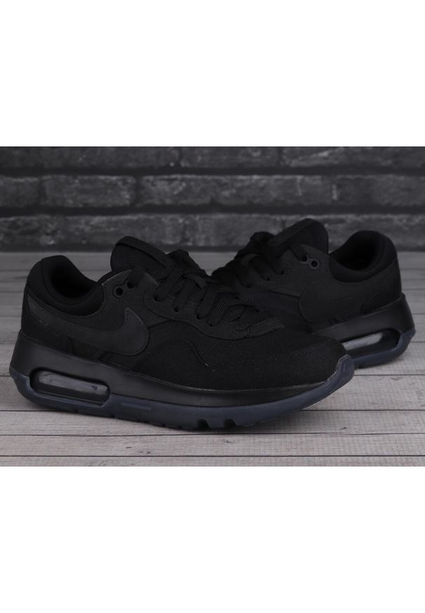 Buty do chodzenia sneakersy sportowe Nike AIR MAX MOTIF BLACK. Kolor: czarny. Model: Nike Air Max. Sport: turystyka piesza