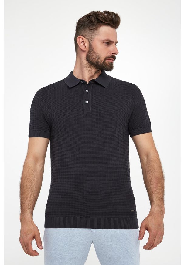 Polo męskie Mauron JOOP!. Typ kołnierza: polo