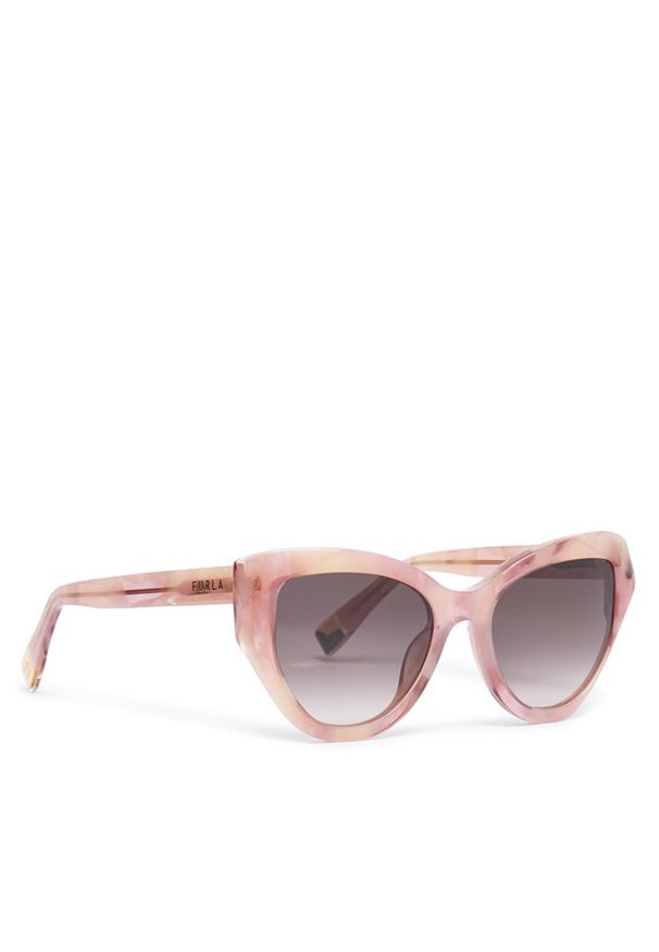 Furla Okulary przeciwsłoneczne Sunglasses WD00131 BX3773 2840S Różowy. Kolor: różowy