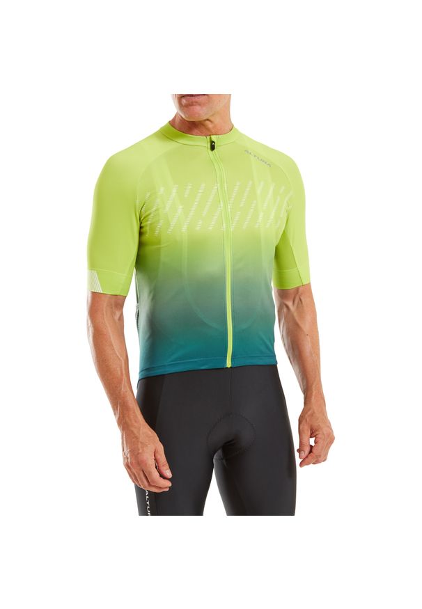 ALTURA - Jersey Altura Airstream 2023. Kolor: żółty, wielokolorowy, zielony. Materiał: jersey. Sport: kolarstwo