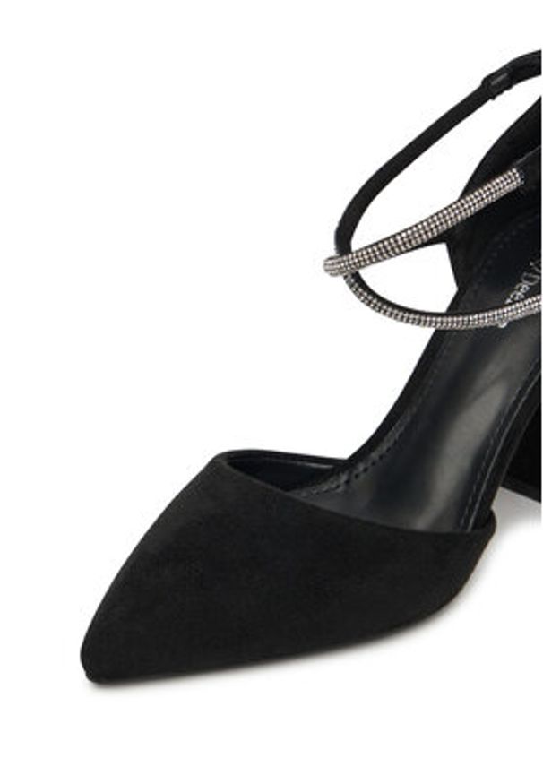 DeeZee Czółenka BG-88416-1 Czarny. Kolor: czarny. Materiał: materiał