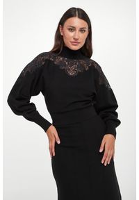 Twinset Milano - Sweter damski ażurowy TWINSET. Wzór: ażurowy