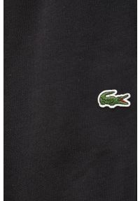 Lacoste spodnie dresowe męskie kolor czarny gładkie XH9624-132. Kolor: czarny. Materiał: dresówka. Wzór: gładki #2