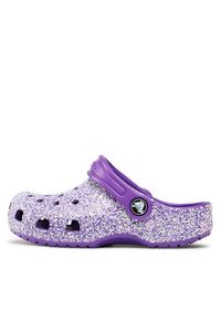 Crocs Klapki Crocs Classic Glitter Clog K 206993 Fioletowy. Kolor: fioletowy #2