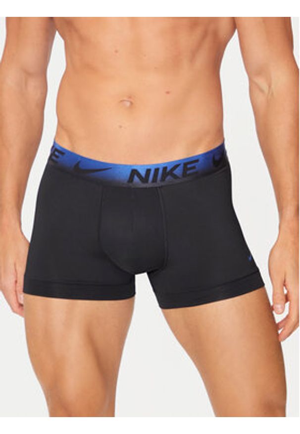 Nike Bokserki Trunk 0000KE1156 Czarny. Kolor: czarny. Materiał: syntetyk