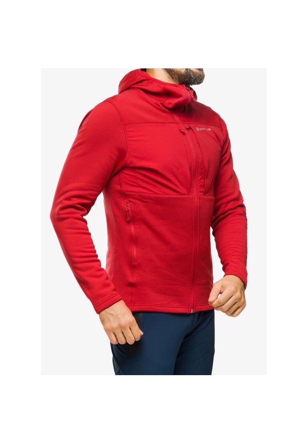 Bluza z kapturem męska Montane Fury XT Hoodie. Typ kołnierza: kaptur. Kolor: czerwony