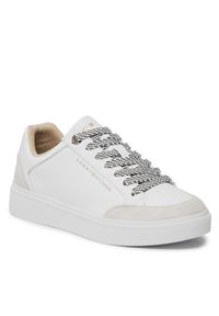 TOMMY HILFIGER - Tommy Hilfiger Sneakersy Seasonal Court Sneaker FW0FW07683 Biały. Kolor: biały #1