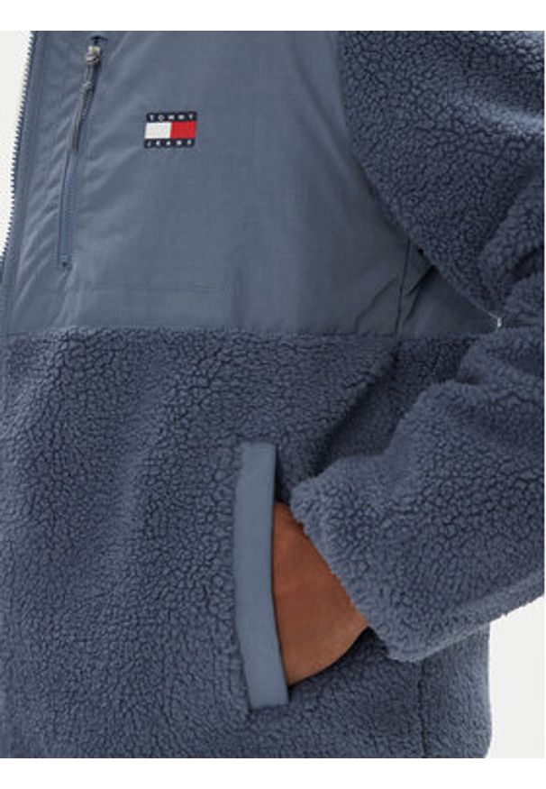 Tommy Jeans Kurtka przejściowa Novelty DM0DM21682 Niebieski Regular Fit. Kolor: niebieski. Materiał: syntetyk