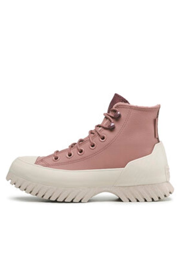 Converse Trampki Chuck Taylor All Star Lugged 2.0 Cc Hi A01329C Różowy. Kolor: różowy. Materiał: skóra