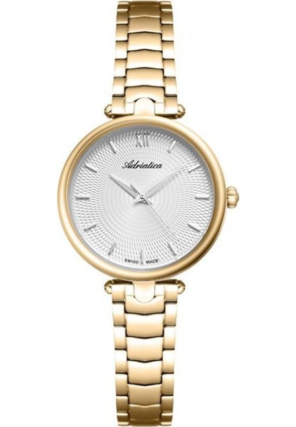 Zegarek Adriatica Zegarek damski Adriatica A3789.1163Q złoty. Kolor: złoty