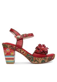 Laura Vita Sandały Nellao 31 Czerwony. Kolor: czerwony. Materiał: skóra #1