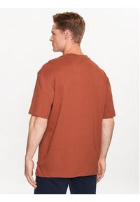 Blend T-Shirt 20715027 Brązowy Relaxed Fit. Kolor: brązowy. Materiał: bawełna