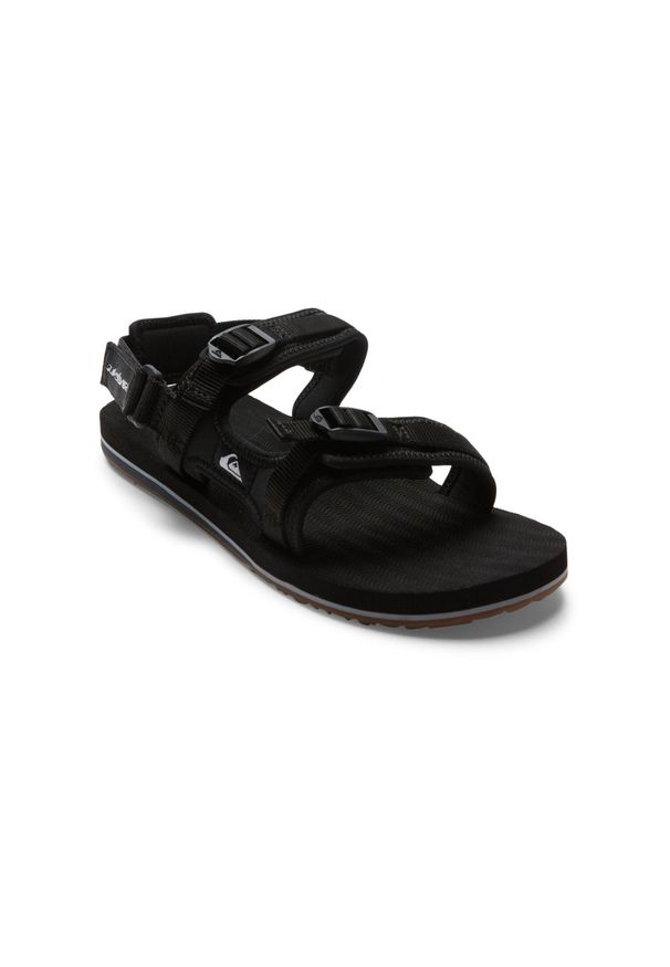 Quiksilver - Sandały dla Mężczyzn MONKEY CAGED Czarny. Zapięcie: pasek. Kolor: brązowy, zielony, wielokolorowy. Materiał: guma. Sezon: lato