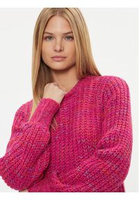 Fransa Sweter 20612708 Różowy Regular Fit. Kolor: różowy. Materiał: syntetyk #8