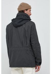G-Star RAW - G-Star Raw kurtka męska kolor czarny przejściowa. Okazja: na co dzień. Typ kołnierza: kaptur. Kolor: czarny. Materiał: poliester. Styl: casual #3