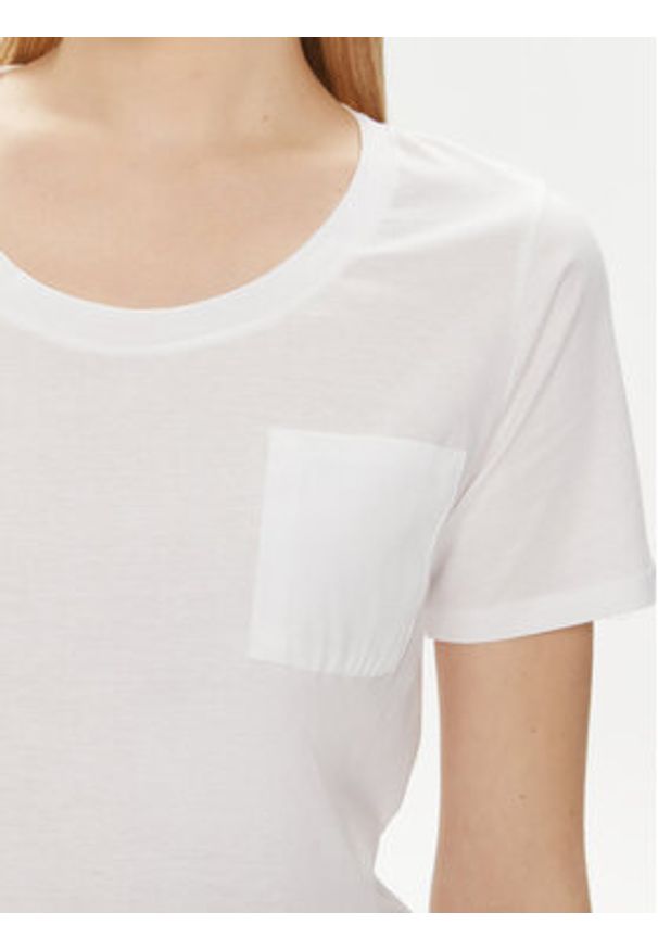 United Colors of Benetton - United Colors Of Benetton T-Shirt 3J5CD106R Biały Regular Fit. Kolor: biały. Materiał: bawełna