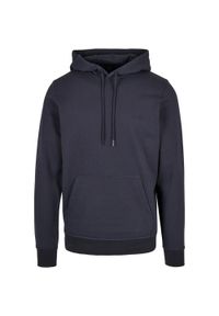 BUILD YOUR BRAND - Bluza Z Kapturem Unisex Dla Dorosłych. Typ kołnierza: kaptur. Kolor: niebieski