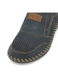 Rieker Półbuty B2466-14 Granatowy. Kolor: niebieski. Materiał: skóra, nubuk #3