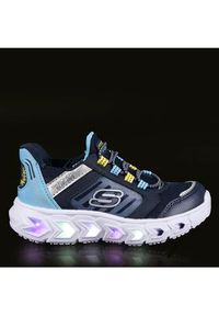 skechers - Skechers Sneakersy Odelux 403843L/NVBL Granatowy. Kolor: niebieski. Materiał: materiał