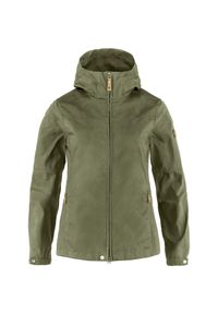Fjällräven - Kurtka uniwersalna damska Fjallraven Stina. Typ kołnierza: kaptur. Kolor: zielony. Materiał: syntetyk