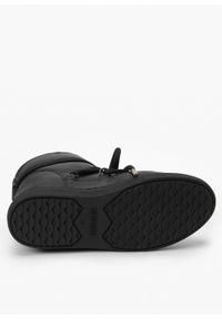 Inuikii - INUIKII FULL LEATHER Śniegowce damskie. Okazja: do pracy, na spacer, na co dzień. Kolor: czarny. Styl: casual
