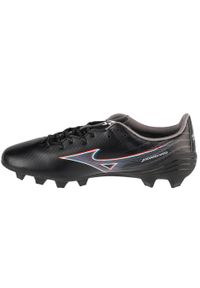 Buty piłkarskie męskie Mizuno Alpha Select Fg. Zapięcie: sznurówki. Kolor: czarny. Materiał: syntetyk, materiał. Szerokość cholewki: normalna. Sport: piłka nożna