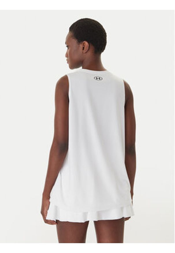 Under Armour Koszulka techniczna Tech™ 1383655 Biały Loose Fit. Kolor: biały. Materiał: syntetyk