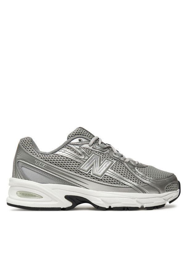 Sneakersy New Balance. Kolor: srebrny