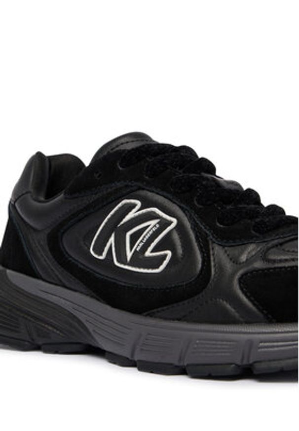 Karl Lagerfeld - KARL LAGERFELD Sneakersy KL55523 Czarny. Kolor: czarny. Materiał: skóra
