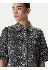 Vero Moda Koszula jeansowa Bella 10336318 Szary Loose Fit. Kolor: szary. Materiał: bawełna #4