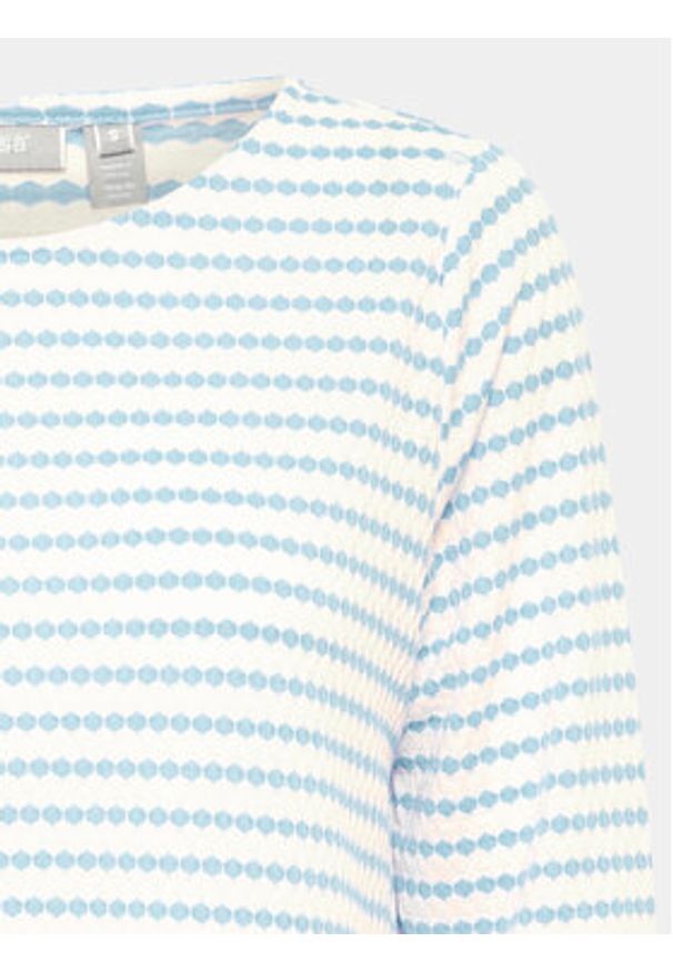 Fransa Bluzka 20613431 Niebieski Regular Fit. Kolor: niebieski. Materiał: syntetyk